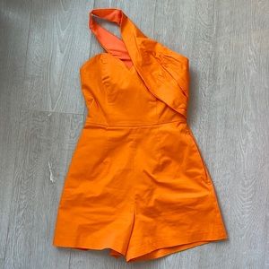 Anthropologie One Shoulder Dressy Romper